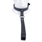 The Red Leather Collar with Short Leash - Adult Planet - Online Sex Toys Shop UK